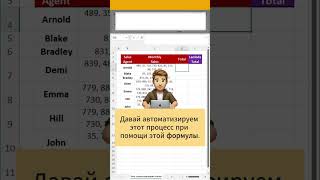 Excel лайфхаки  Как сумировать данные в эксель эксель excel excelformula лайфхак ексель [upl. by Enajyram]