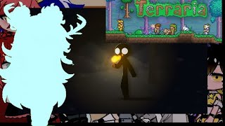 Terraria bosses react to stickman vs Deerclops  gacha club  by JzBoy [upl. by Merchant]