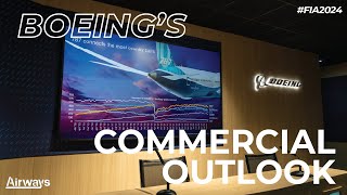 Boeing Commercial Forecast  FIA2024 [upl. by Fagaly]