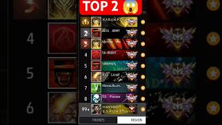 Top 2br rank region boss army 😱grandmaster shortsviralffshorts [upl. by Ybrad325]