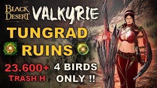 BDO  Valkyrie Awakening PvE  Tungrad Ruins  Combo amp Addons  Lv2 4 Birds Only 23600 TrashH [upl. by Clarkson]