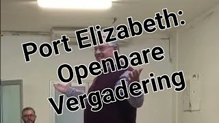 Port Elizabeth Openbare Vergadering [upl. by Rianna108]