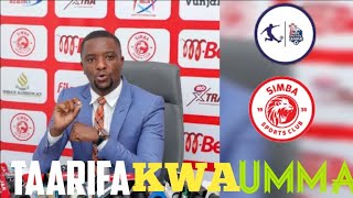 BREAKING NEWS AHMEDI ALLY SIMBA SC WATOA TAARIFA MPYA LIGI KUU BARA [upl. by Nolek]