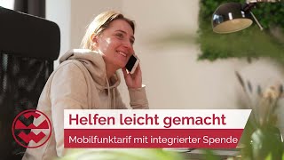 Helfen leicht gemacht Mobilfunktarif mit integrierter Spende  Digital World  Welt der Wunder [upl. by Syst]