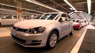 VW Golf Mk 7 Production Line Wolfsburg [upl. by Coridon]