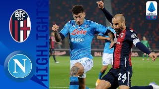 Bologna 01 Napoli  Osimhen’s goal sees Napoli climb up into third  Serie A TIM [upl. by Desdamona865]