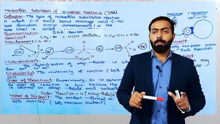 SN2 Reaction  Nucleophilic substitution of Bimolecular reaction  12th Class chemistry  ch10 [upl. by Lauree]