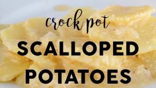 Crock Pot Scalloped Potatoes [upl. by Ruiz542]