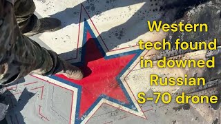 Western tech found in downed Russian S 70 drone [upl. by Atilek]