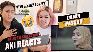 Aki Reacts with Nephi  Damia  Pasrah Official Music Video [upl. by Annovaj]