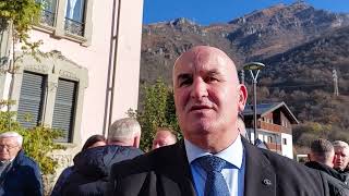 Intervista al sindaco di Vitia Sokol Haliti in visita a Ballabio a cura di Ballabio News [upl. by Earlene655]