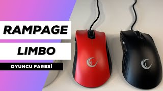 Rampage LIMBO Profesyonel Oyuncu Mouse İncelemesi [upl. by Onit321]