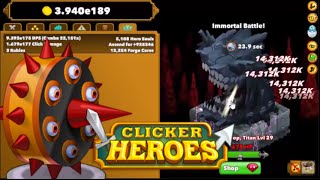 Clicker Heroes Gameplay  20000 Juggernaut Click Combo amp More Raiding [upl. by Eigna591]