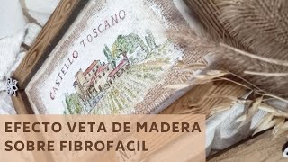 Uso de Veteadores Efecto madera sobre Fibrofacil  Carolina Garcia Palmieri [upl. by Maxantia32]