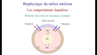 Les compartiments liquidiens notions de cours et exercices corrigés [upl. by Werby]