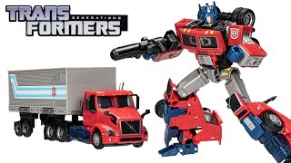 THIS is what Ive been waiting for  transformers Generations Volvo VNR 300 Optimus Prime [upl. by Itnaihc22]