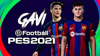 Face tutorial  Stats GAVI  PES 2021 [upl. by Lutero]