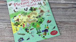 A Look Inside The Usborne Sticker Picture Atlas of the World [upl. by Della]