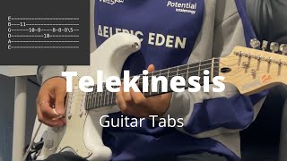 Telekinesis by Travis Scott Ft SZA  Guitar Tabs [upl. by Tur756]