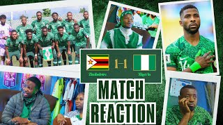 ZIMBABWE 11 NIGERIA  MATCH REACTION  ANALYSIS  2026 FIFA WORLD CUP QUALIFIER [upl. by Yrroc307]