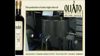 OLIATO Succo di oliva la produzione  olive juice the production  wwwoliatoit [upl. by Anavahs]