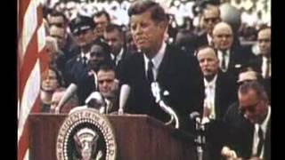 President Kennedys Historic SpeechquotGo To The Moon In This Decadequot [upl. by Ingaborg]