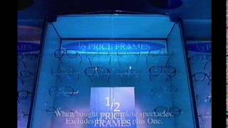 Boots Opticians Half price sale TV Commercial 1999 [upl. by Roeser]