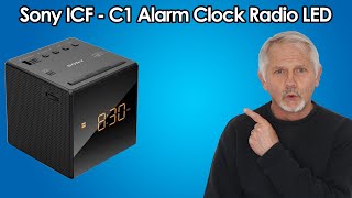 Features of the Sony ICF C1 Alarm Clock Radio LED [upl. by Angelika]