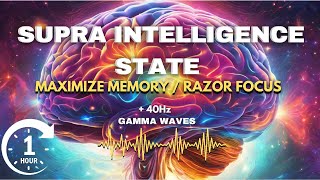 Gamma Beats for Supreme Focus amp Memory  Binaural Beats [upl. by Blainey827]