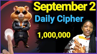 2 September Hamster Kombat Daily Cipher Code Today [upl. by Janot]