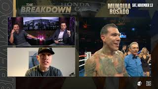 The Breakdown Munguía vs Rosado [upl. by Malloy]