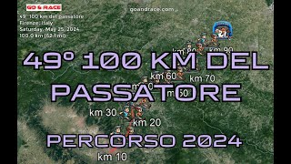 49° 100 km del passatore 2024 vola sul percorso di 100 km Video del percorso [upl. by Engis580]