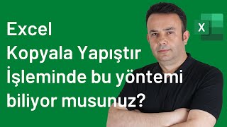 Excel KopyalaYapıştır ile birden çok alanı bir kerede yapıştırabilir misiniz 853  Ömer BAĞCI [upl. by Drofub]