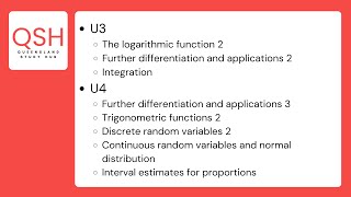 QCE Mathematical Methods  Unit 3 and 4 Masterclass  Darcy Franklin [upl. by Eineg]