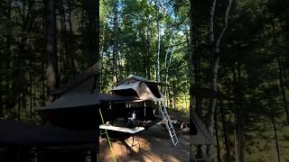 ROOFTOP vs GROUND TENT camping outdoors adventure [upl. by Menell]