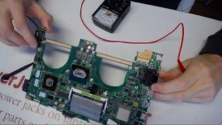 ASUS N550J Laptop repair no power repair shortage repair charge port repair [upl. by Leirum397]