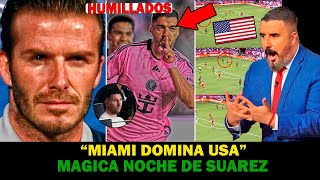 🔴LOCURA EN USA quotDOBLETE DE SUAREZquot HUMILLA PRENSA MEXICANA Álvaro Morales Llora Por MESSI [upl. by Rosabelle]