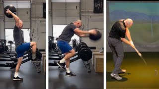 5 best medicine ball exercises to increase swing speed for golf [upl. by Gladstone]