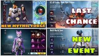 😍Next Mythic Forge Bgmi 😱 Uc Up Event Last Day  Bgmi New Crate  New Event Bgmi  Mythic Forge Bgmi [upl. by Chao]