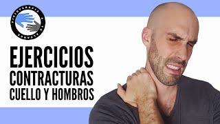 Ejercicios para las contracturas o nudos de cuello trapecios y hombros [upl. by Agni]