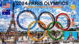 quot2024 Paris Olympics Medal Tracker USAs Gold Rushquot [upl. by Tremaine]