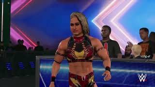 Jordynne Grace vs Liv Morgan WWE 2K24 [upl. by Anauqes]