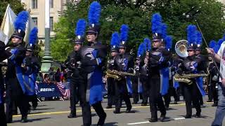 NLHS Marching BandNational Memorial Day Parade 2022 [upl. by Cosette]