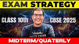 Midterm Exam Strategy✅ Class 10  CBSE 2025  Vinay Shur Sir  JEE Punjab [upl. by Amzu488]