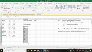 Potential evapotranspiration using Thornthwaites method [upl. by Etnuhs]