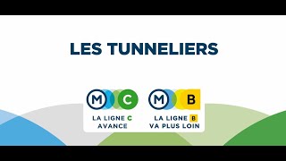 Les tunneliers de la Ligne C et du prolongement de la Ligne B [upl. by Tades484]