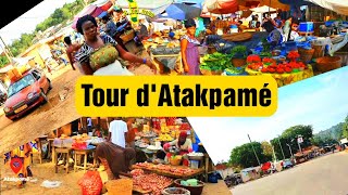 Part 1  Togo is not just about Lome  Quick Tour of Atakpame the city of 7 hills  The market [upl. by Anyrb]