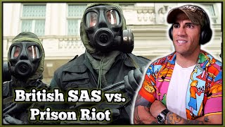 British SAS vs Prison Riot  Marine reacts [upl. by Adilem]