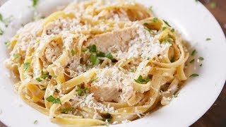 Instant Pot Chicken Fettuccine Alfredo Recipe [upl. by Okorih]