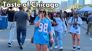 CHICAGO  Taste of Chicago Walkthrough on Sunday Final Day  September 8 2024  4k 60fps Video [upl. by Lil]